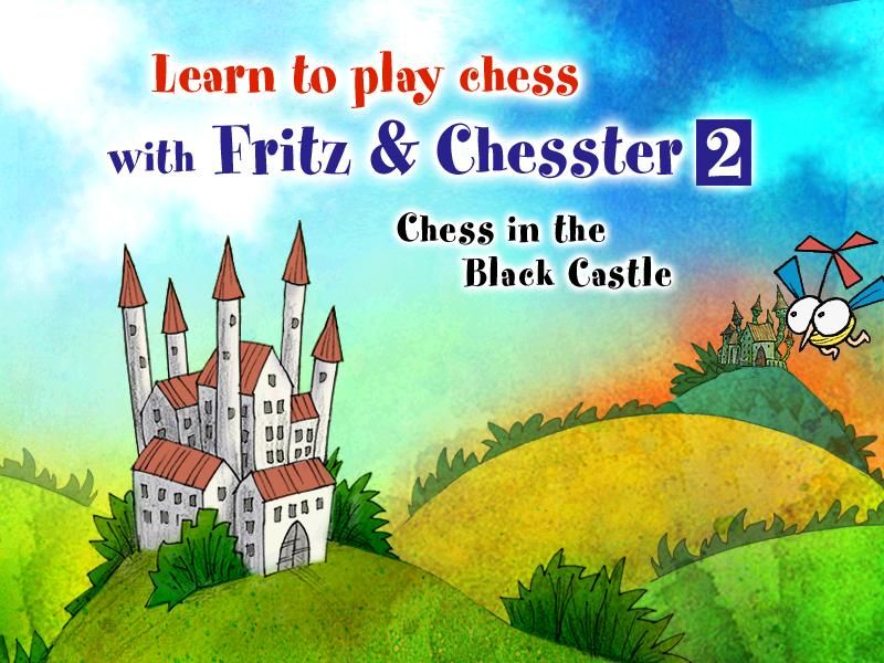 Learn to Play Chess with Fritz & Chesster 2: Chess in the Black Castle (Windows) screenshot: Title screen...