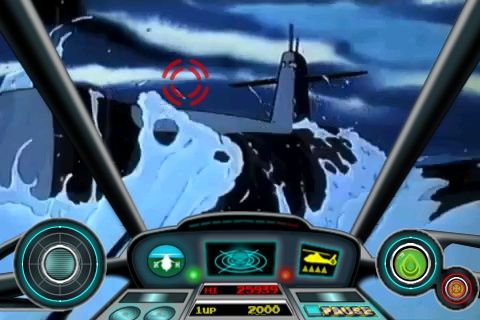 Cobra Command (iPhone) screenshot: Where did that thing come from?