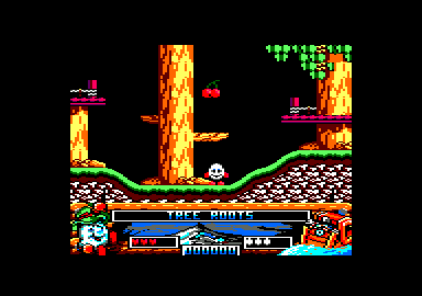 Crystal Kingdom Dizzy (Amstrad CPC) screenshot: First screen