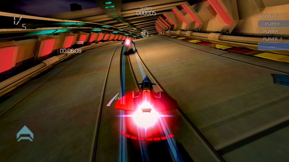 Fury Racing 3D (Windows) screenshot: Long tunnel