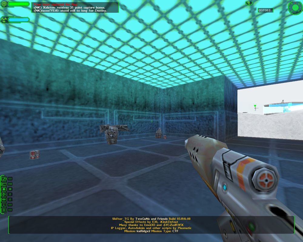 Starsiege: Tribes (Windows) screenshot: Game start inside the base