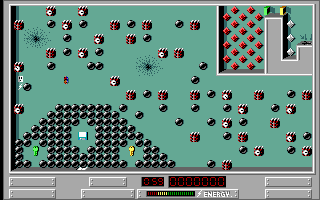 Future Classics Collection (DOS) screenshot: DiskMan gameplay