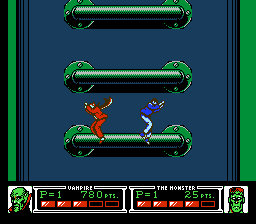 Monster in My Pocket (NES) screenshot: Going down