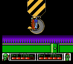Monster in My Pocket (NES) screenshot: Stage 4 is some sort of construction site