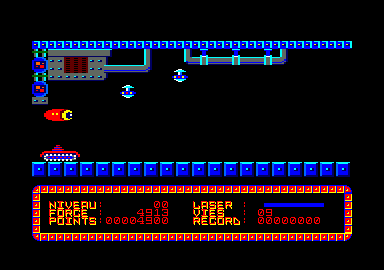 The Last Mission (Amstrad CPC) screenshot: Enemies