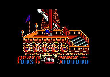 Corsarios (Amstrad CPC) screenshot: Starting part 2.