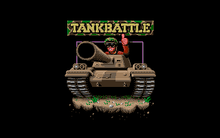 Future Classics Collection (DOS) screenshot: Tank Battle Intro screen