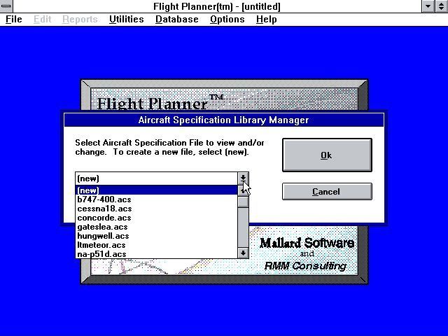 Screenshot Of Flight Planner For Microsoft Flight Simulator (windows 3 