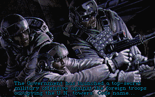 Operation Body Count (DOS) screenshot: The synopsis
