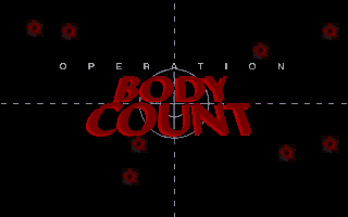 Operation Body Count (DOS) screenshot: Full version title pic