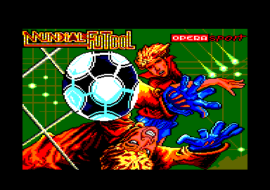 Mundial de Fútbol (Amstrad CPC) screenshot: Title screen