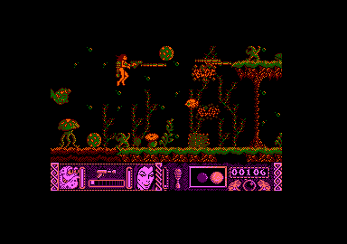 Sol Negro (Amstrad CPC) screenshot: Part 2: In action