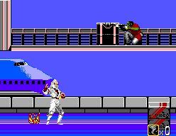 Shadow Dancer (SEGA Master System) screenshot: Level 1