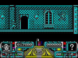 Dalek Attack (ZX Spectrum) screenshot: These Robomen are mind controlled humans which have been converted by the Daleks.