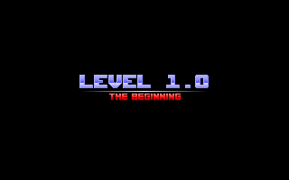 Kid (DOS) screenshot: Level 1 starts!