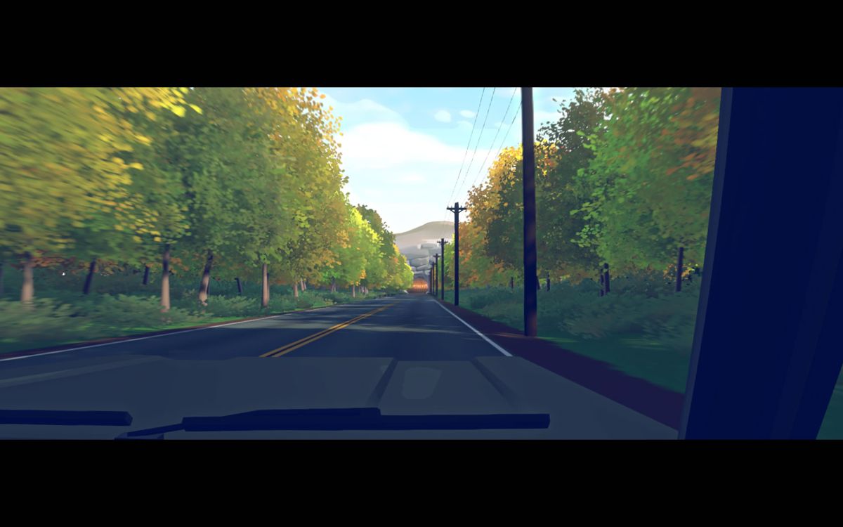 Virginia (Windows) screenshot: In the car with Maria, you can look around while driving.