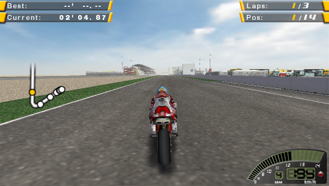 Hannspree Ten Kate Honda SBK: Superbike World Championship (PSP) screenshot: Racing