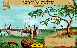 Kaiser (DOS) screenshot: Who needs more money?