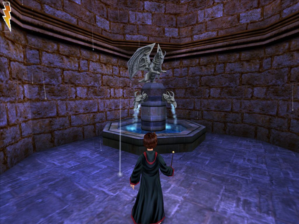 Harry Potter and the Chamber of Secrets (Windows) screenshot: Small waterfall