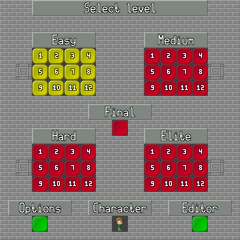 Level selection