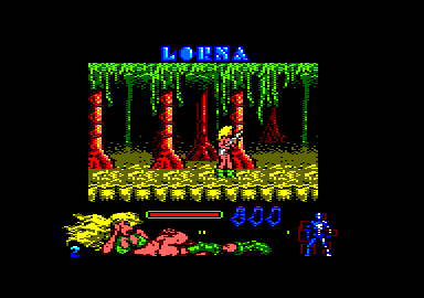 Lorna (Amstrad CPC) screenshot: Go!