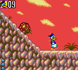 Deep Duck Trouble starring Donald Duck (Game Gear) screenshot: Run, Donald... RUUNN!!!