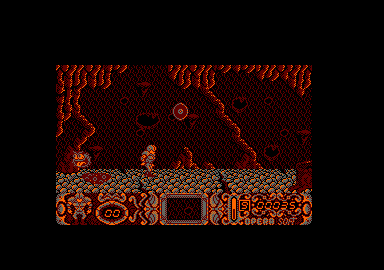 Mutan Zone (Amstrad CPC) screenshot: Part 1: Level 1