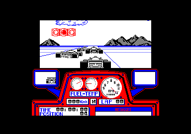 F-1 (Amstrad CPC) screenshot: Go!