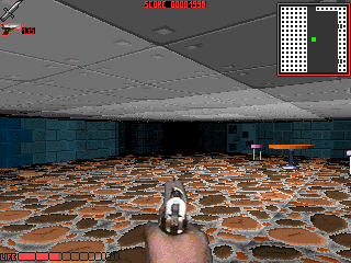 The Hidden Below (DOS) screenshot: The second level.