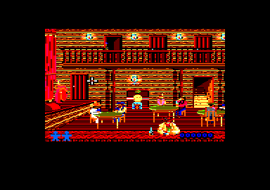 Desperado 2 (Amstrad CPC) screenshot: Part 2: Shooot!!!!!