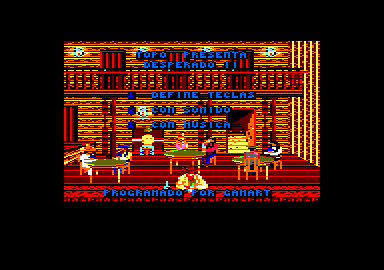 Desperado 2 (Amstrad CPC) screenshot: Part 2: Menu