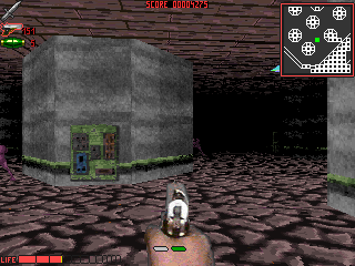 The Hidden Below (DOS) screenshot: A random place.
