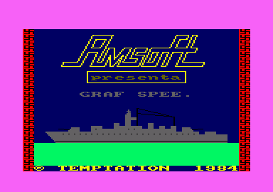 Admiral Graf Spee (Amstrad CPC) screenshot: Loading screen