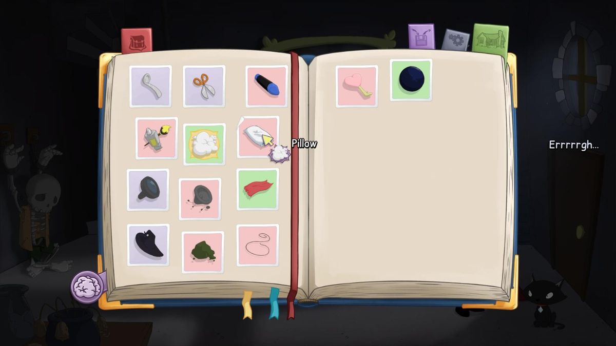 Anna's Quest (Windows) screenshot: Inventory