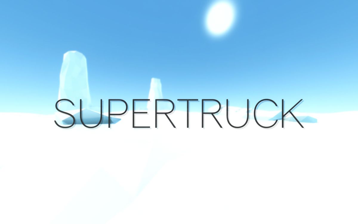 Super Truck (Windows) screenshot: Title screen