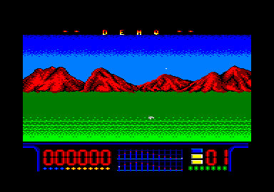 Target Plus (Amstrad CPC) screenshot: He got it.