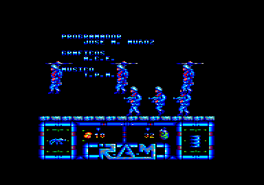 R.A.M. (Amstrad CPC) screenshot: Credits