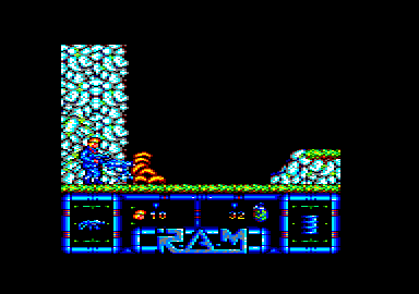 R.A.M. (Amstrad CPC) screenshot: Starting out.