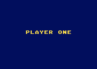Pooyan (Atari 8-bit) screenshot: Player one