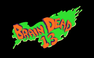 Brain Dead 13 (DOS) screenshot: Title