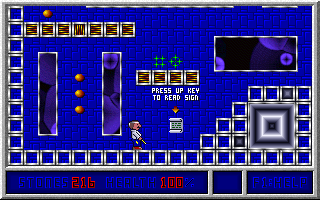 Clyde's Revenge (DOS) screenshot: First level