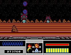 Space Gun (SEGA Master System) screenshot: Mission 3
