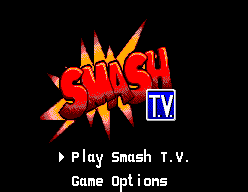 Smash T.V. (SEGA Master System) screenshot: Title/Menu