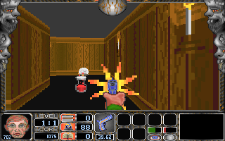 Nitemare-3D (DOS) screenshot: Potions restore our health