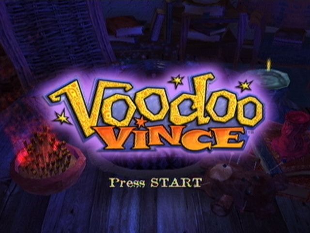 Voodoo Vince (Xbox) screenshot: Title screen