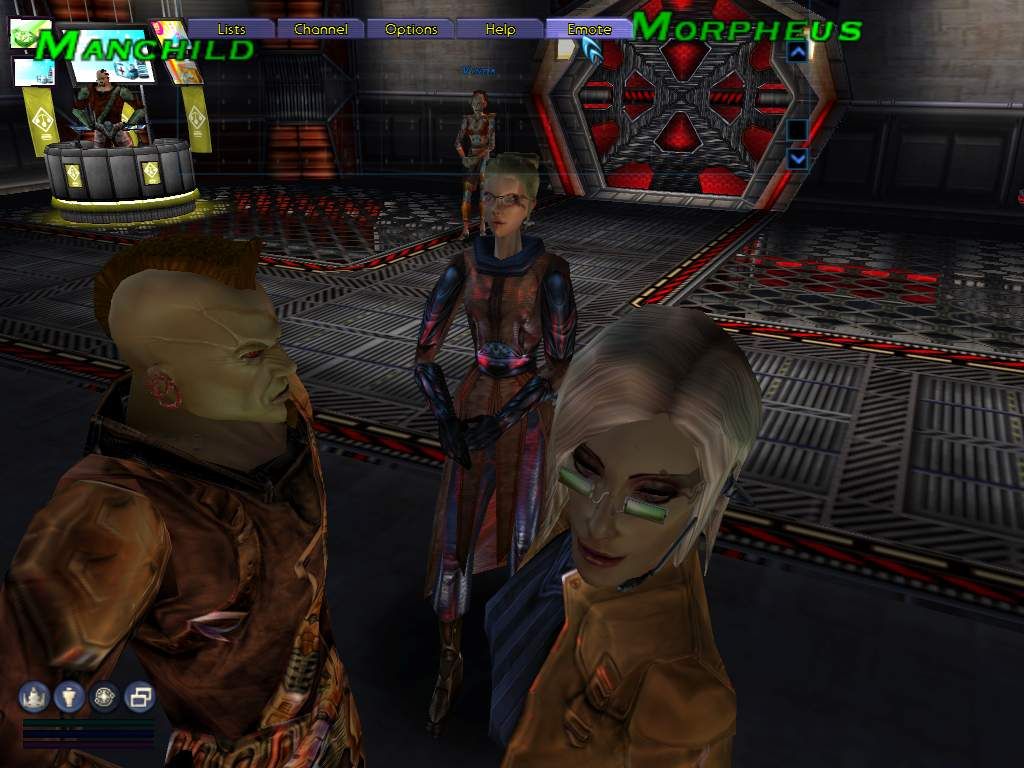 Earth & Beyond (Windows) screenshot: Galactic love triangle