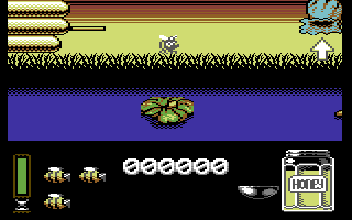 Bee 52 (Commodore 64) screenshot: Beginning a game