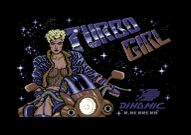 Turbo Girl (Commodore 64) screenshot: Loading screen