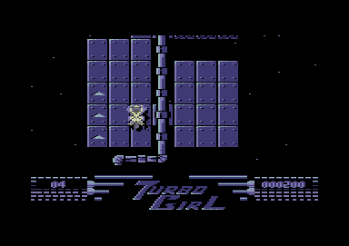 Turbo Girl (Commodore 64) screenshot: Starting out