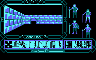 Inquisitor: Shade of Swords (Amstrad CPC) screenshot: The second floor.